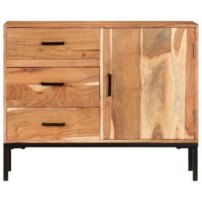 Rustic Solid Wood Sideboard with Plenty of Storage vidaXL - Image 1 of 3