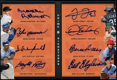 Brooks Robinson 2016 Frank Thomas Dawson Sutter Winfield Perry Eckersley automático Foto 1 de 2