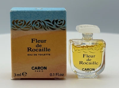 Mini Caron Fleur de Rocaille de colección 0,1 oz. Eau de Toilette Splash Perfume París Foto 1 de 4