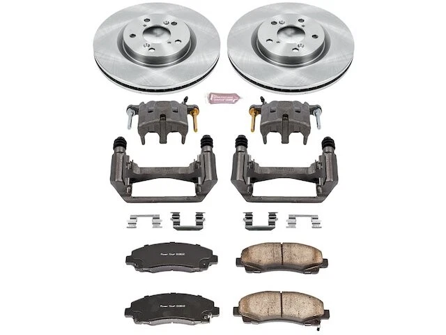 Kit de pastillas de freno delanteras y rotor para Acura TL 2009-2014 2010 2011 2012 2013 QX476VN Foto 1 de 1