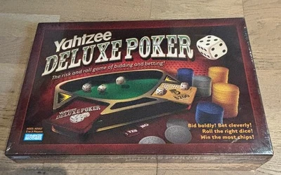 Yahtzee Deluxe Poker Game by Parker Brothers/Hasbro - Brand New & Sealed - Image 1 of 4