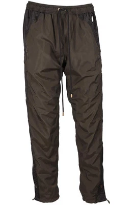 LOUIS VUITTON ЗЕЛЕНЫЙ МОНОГРАММА НЕЙЛОНА КОНИЧЕСКИЕ БРЮКИ FR 38 UK 10 - Изображение 1 из 4