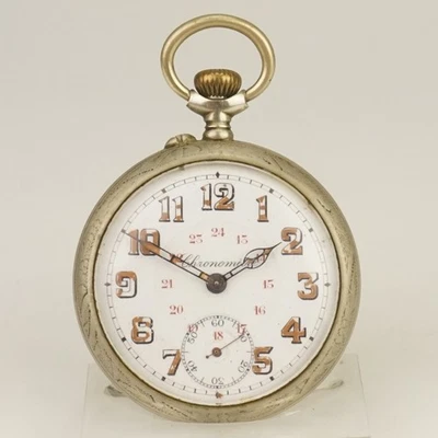 WORKING! Pocket Watch Mechanical Collectible time piece jewelry jewellery RAR - Image 1 of 4
