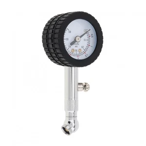 Portable Tire Air Pressure Gauge 0 - 60 PSI Dial Meter For Car Motorcycle Bike - Picture 1 of 9