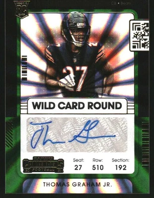 2021 Panini Contenders Wild Card #250 Thomas Graham Jr. Auto - Image 1 of 2