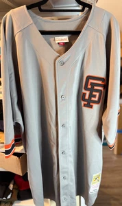 Mitchell & Ness 1989 Dravecky GIANTS Jersey 100% Authentic SZ 64 5XL NWT - Picture 1 of 8