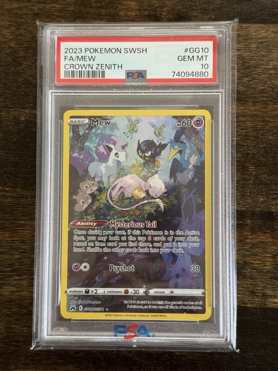 Mew Pokémon TCG Professional Sports Authenticator (PSA