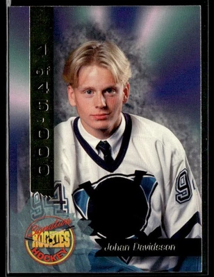 1994-95 Signature Rookies #57 Johan Davidsson Hockey Card 2403G - Image 1 of 2