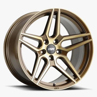 ESR Wheels Rim FORGETECH SERIES RF15 18x10.5 5x100 ET22 Gloss Brushed Bronze - Image 1 of 4