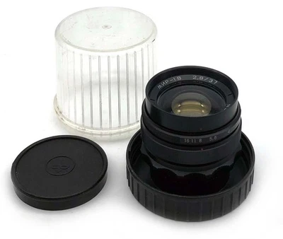 Soviet Mir-1B 2.8/37mm lens with M42 screw mount MINT - Image 1 of 4