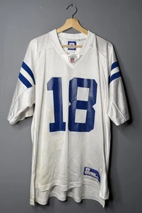 Size Large Men’s- Vintage Reebok Peyton Manning #18 Indianapolis Colts Jersey - Picture 1 of 7