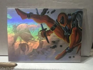 1995 Flair Deadpool Vs Juggernaut Holoblast #2 Of 12 - Picture 1 of 1