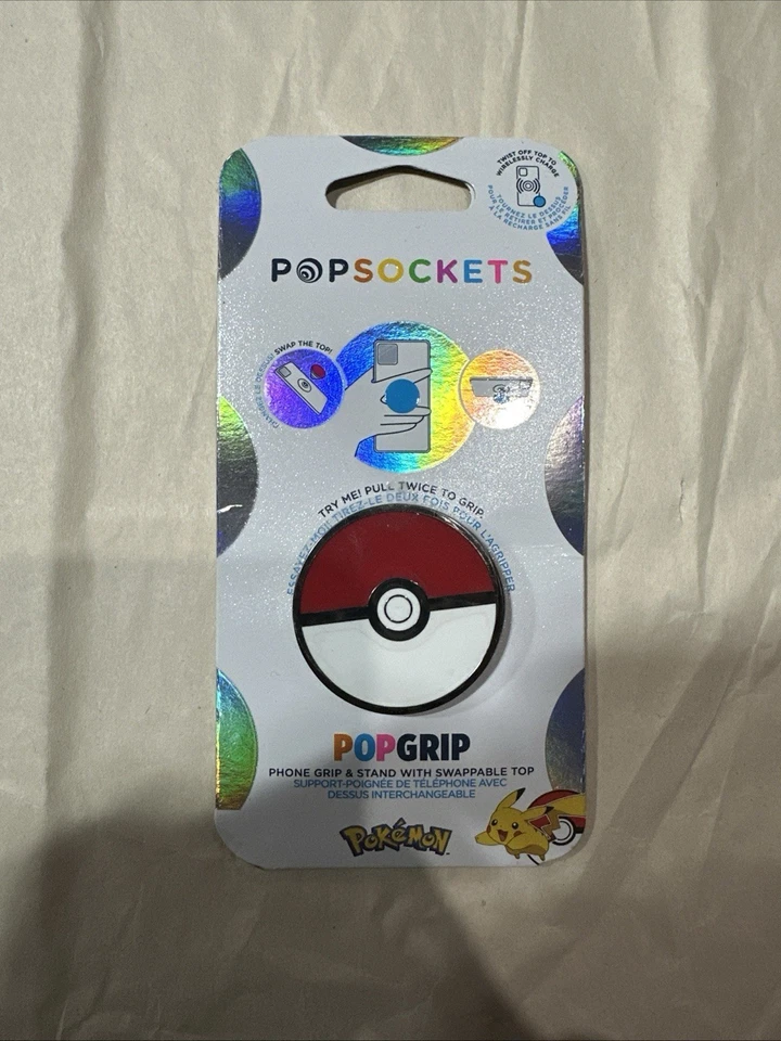 Pop Socket- Pokemon Pokeball (New) - Image 1 of 1