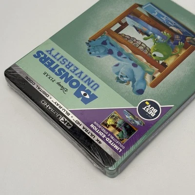 Monsters University 4K (2013) Ultra HD Best Buy Exclusive RARE STEELBOOK - Image 1 of 4