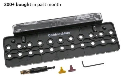 Compañero de gabinete MilesCraft #1316 con broca de 1/4" para colocación de herrajes de gabinete Foto 1 de 4