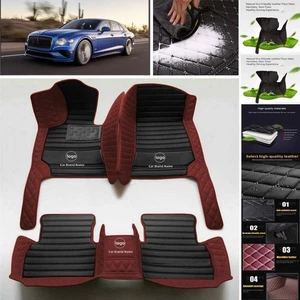 For Bentley Flying Spur Car Floor Mats All Weather Protection Floor Liners - Foto 1 di 34
