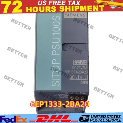 New Siemens SITOP PSU100S 24 V/5 A power supply 6EP1 333-2BA20 6EP1333-2BA20 - Image 1 of 4