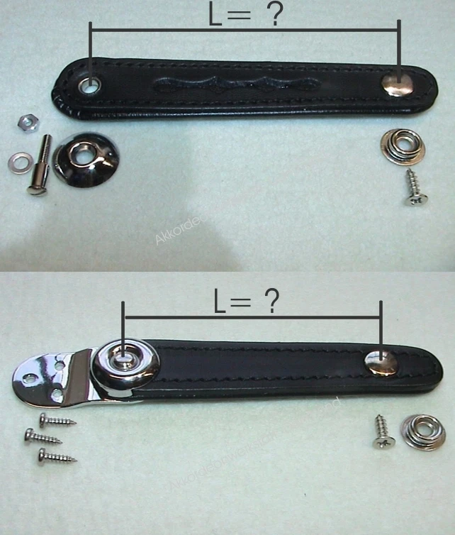 Bellows holder, bellows strap, accordion bellows spare parts accordion bellows straps, Black - Image 1 of 1