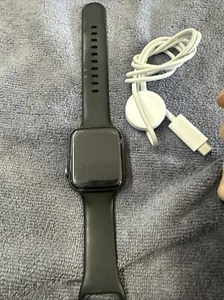 Apple Watch Series 6 Space Gray Aluminum Case GPS 44mm with Black Strap - Picture 1 of 8