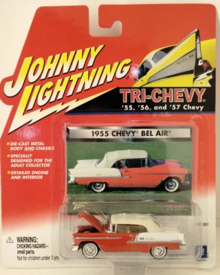 2001 Johnny Lightning 1955 Chevy Bel Air - Imagem 1 de 4