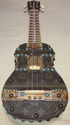 NEW LOUIS VUITTON Mitchell MU40NT Soprano Full size Ukulele ONE OF A KIND - Image 1 of 4