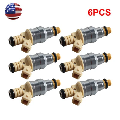 Juego de 6 inyectores de combustible para Ford Ranger 1998-2000 3,0 L V6 1998-1999 Mazda B3000  Foto 1 de 4