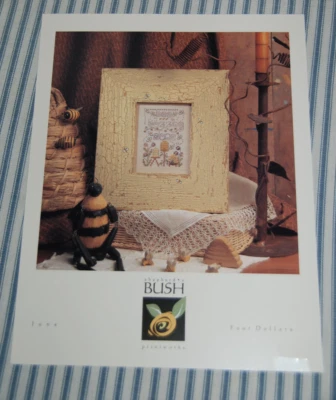 Shepherds Bush Cross Stitch Pattern - June -- Pattern Only - Image 1 of 2