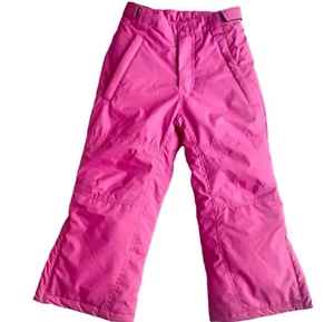Eddie Bauer Pink Snow Pants 4T Toddler Girls Waterproof Ski XXS Insulated - Picture 1 of 12
