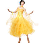 NEW Latin Ballroom Dance Dress Modern Salsa Waltz Standard Long Dress#N071