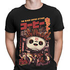 Black Coffee Attack Comedy Japanese Anime Novelty Mens T-Shirts Tee Top #6ED