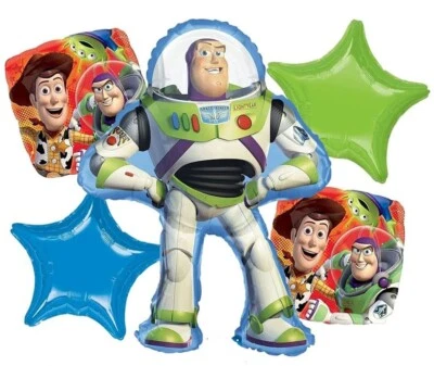 Ramo de globos de aluminio Toy Story ~ Suministros de fiesta de cumpleaños Toy Story de Disney Pixar Foto 1 de 4
