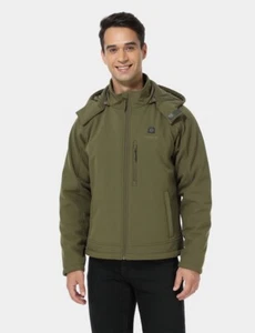 Chaqueta térmica Ororo para hombre con batería abrigo de invierno al aire libre senderismo deportes chaqueta - Imagen 1 de 14