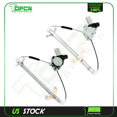 For 2003-2007 Honda Accord  Rear Left Right Power Window Regulator w/ Motor - Image 1 of 4