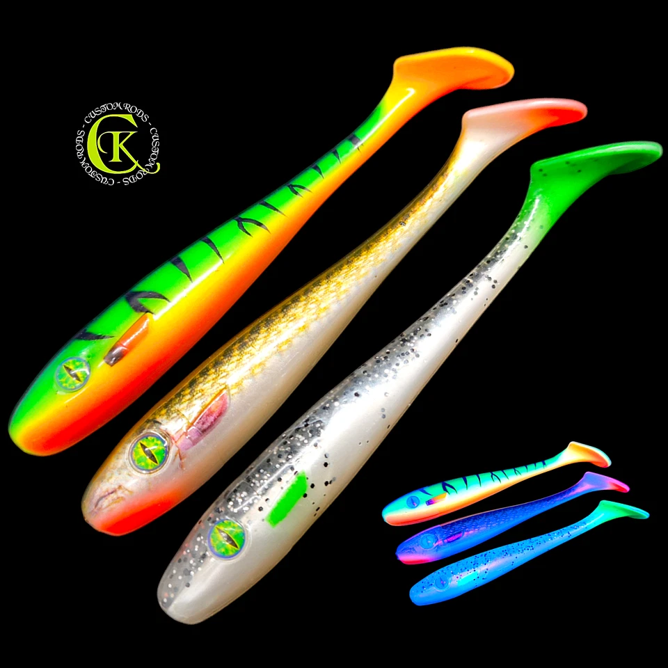 3x 16cm UV Balzer Pike Collector Shad Matze Koch Kauli Ukel Stint Gummifisch NEW - Bild 1 von 1