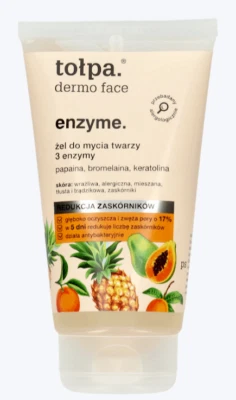 Tołpa Dermo Face 3 Enzyme Face Wash Gel Papain Bromelain Keratoline 150ml
