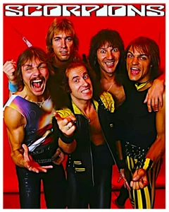 THE SCORPIONS - 8"X10" PHOTOGRAPH - Picture 1 of 1
