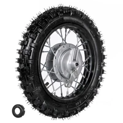 2.50-10 10" Inch Front Drum Brake Wheel Rim Knobby Tyre Tire PIT PRO Dirt Bike - Image 1 of 4