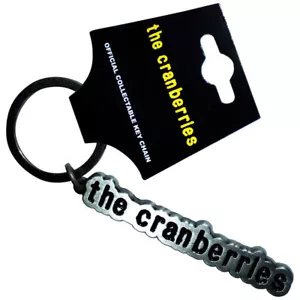 THE CRANBERRIES - LOGO - METAL KEYCHAIN - BRAND NEW - MUSIC CRANKEY01 - Picture 1 of 1