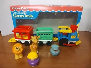 FISHER PRICE Little People klobiger Zirkus Zoo Zugset Vintage 1991 # 2373 - Bild 1 von 17