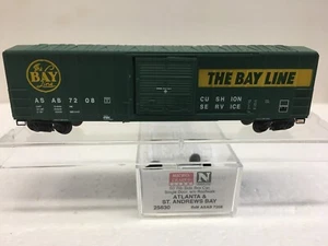 N Scale Micro Trains MTL 25630 Atlanta & St Andrews Bay ASAB 7208 Box Car - Picture 1 of 4