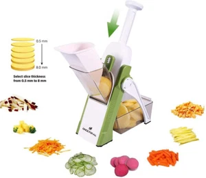 ONCE FOR ALL Safe Mandoline Slicer, Multi Vegetable Chopper, Potato Slicer for - Bild 1 von 6