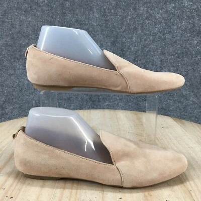 Calvin Klein Zapatos Mujer 6 Orabela Informales Sin Cordones Pisos Mocasín Marrón Gamuza Foto 1 de 4