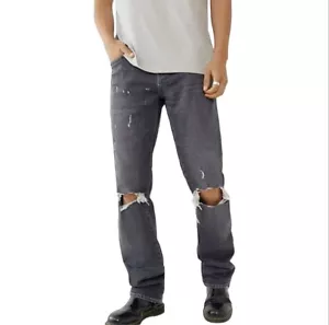 Jeans relaxed True Religion Ricky nero sismico lavaggio 30 W - viola invecchiato - Foto 1 di 7