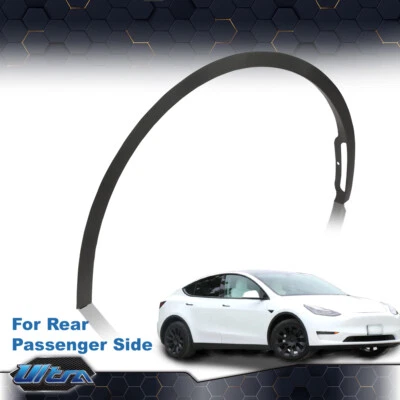 Front RH Passenger Side Wheel Fender Flare Fit For 20-23 Tesla Model Y MY - Imagem 1 de 4