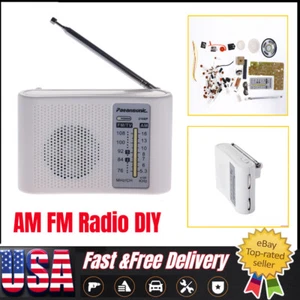 AM FM Radio DIY Kit Receiver Transistor with Case & Speaker Parts Suite JS210SP - Picture 1 of 13