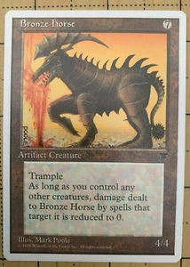 BRONZE HORSE - MAGIC THE GATHERING - CHRONICLES - RARE - Picture 1 of 2