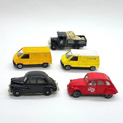 VINTAGE CORGI DIECAST VEHICLES MIXED LOT CITROEN 2CV6 POST VAN TRUCK CARS - Image 1 of 4