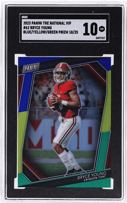 2023 Panini National Convention VIP Gold Packs Bryce Young /25 SGC 10 Rookie RC - Image 1 of 2