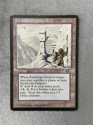 Kjeldoran Outpost - MTG Alliances - Rare - Light / Moderate Play - LP / MP - Image 1 of 2