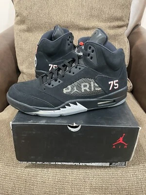 Nike Air Jordan Retro 5 Paris Saint Germain - AV9175 001 - Talla 13 para hombre Foto 1 de 4